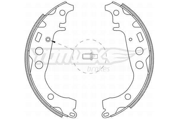 TOMEX Brakes Bremsbackensatz